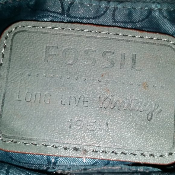 Fossil green long live vintage 1954 leather bag - Picture 6 of 6